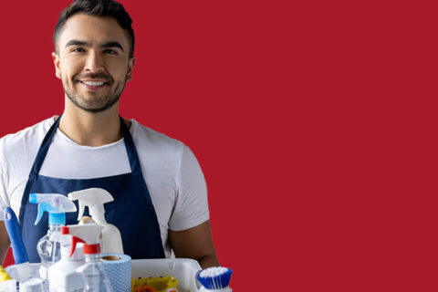 cleaning service professional
