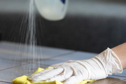 spraying surface