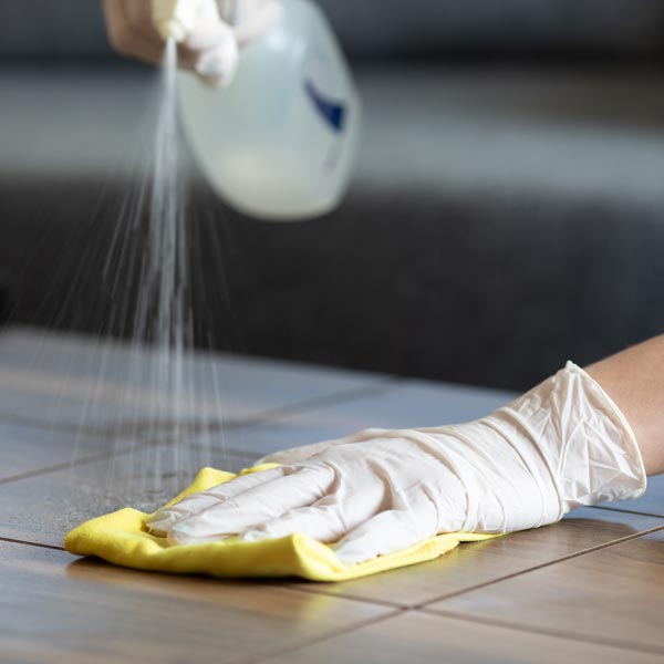 spraying surface